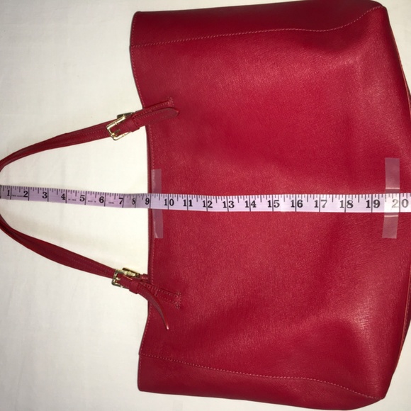 TORY BURCH Large York Tote Red - Picture 9 of 12